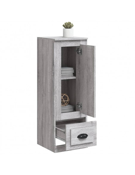 Credenza Grigio Sonoma 36x35,5x103,5 cm in Legno Multistrato