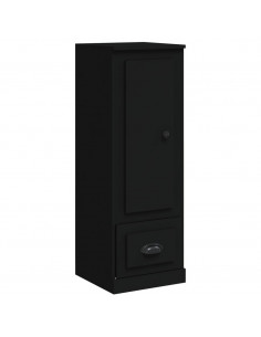 Credenza Nera 36x35,5x103,5 cm in Legno Multistrato 2
