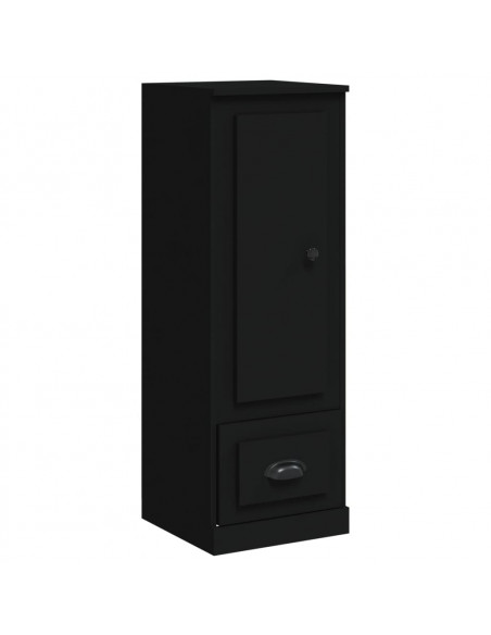 Credenza Nera 36x35,5x103,5 cm in Legno Multistrato