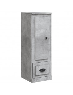 Credenza Grigio Cemento 36x35,5x103,5 cm in Legno Multistrato 2