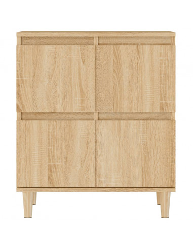 Credenze 2pz Rovere Sonoma 60x35x70 cm in Legno Multistrato