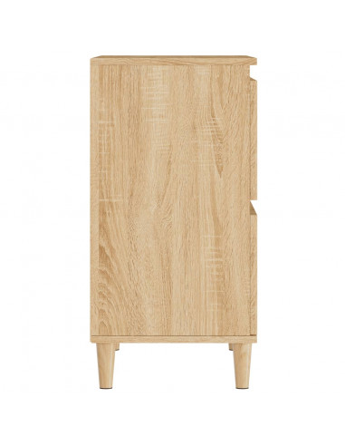 Credenze 2pz Rovere Sonoma 60x35x70 cm in Legno Multistrato