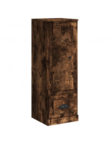Credenza Rovere Fumo 36x35,5x103,5 cm in Legno Multistrato
