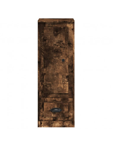 Credenza Rovere Fumo 36x35,5x103,5 cm in Legno Multistrato