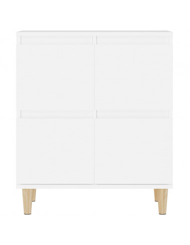 Credenze 3pz Bianche 60x35x70 cm in Legno Multistrato