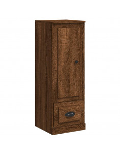 Credenza Rovere Marrone 36x35,5x103,5 cm in Legno Multistrato 2