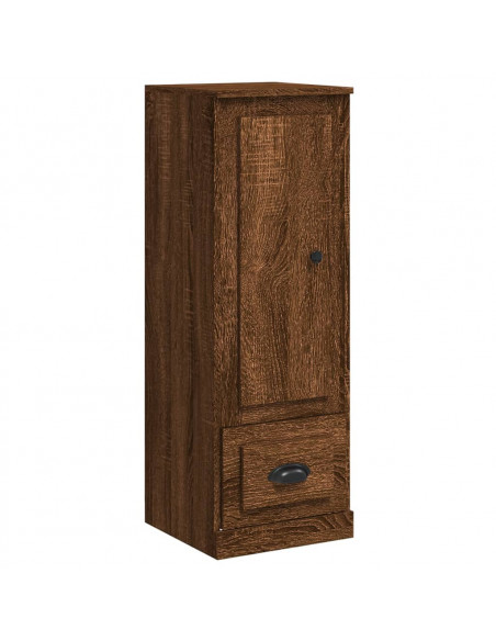 Credenza Rovere Marrone 36x35,5x103,5 cm in Legno Multistrato