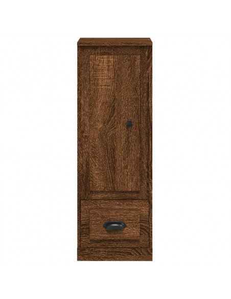 Credenza Rovere Marrone 36x35,5x103,5 cm in Legno Multistrato