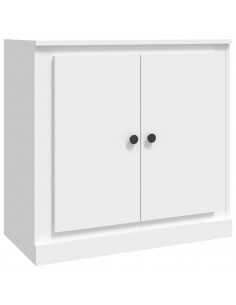 Credenza Bianca 70x35,5x67,5 cm in Legno Multistrato 2