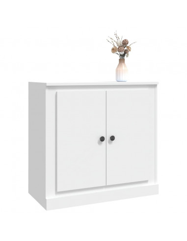 Credenza Bianca 70x35,5x67,5 cm in Legno Multistrato