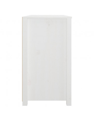 Armadietto Miele Bianca 100x40x72 cm in Legno Massello di Pino