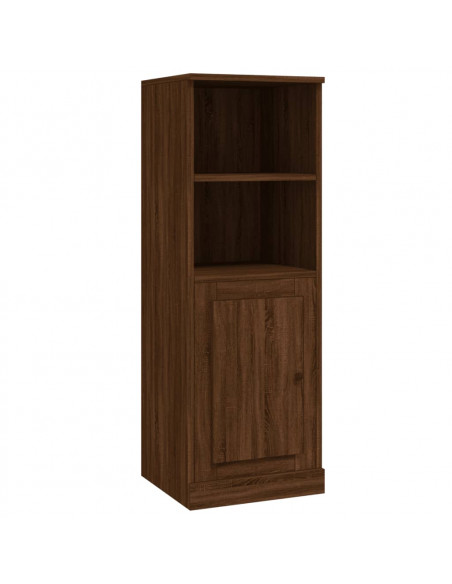 Credenza Rovere Marrone 36x35,5x103,5 cm in Legno Multistrato
