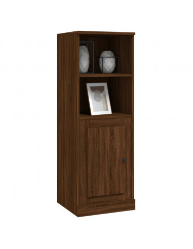 Credenza Rovere Marrone 36x35,5x103,5 cm in Legno Multistrato