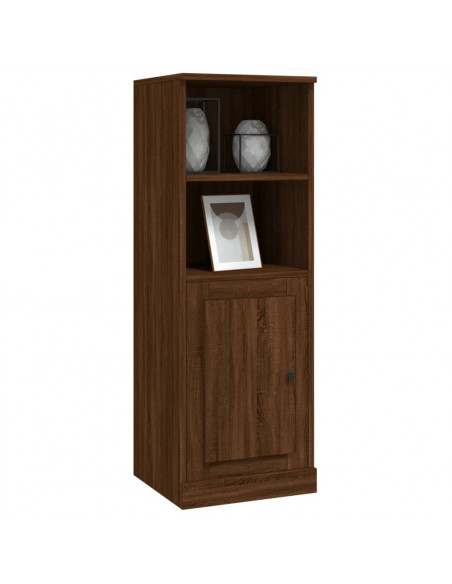 Credenza Rovere Marrone 36x35,5x103,5 cm in Legno Multistrato