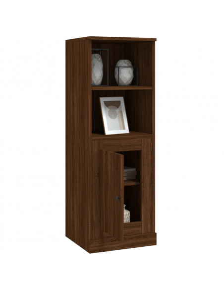 Credenza Rovere Marrone 36x35,5x103,5 cm in Legno Multistrato