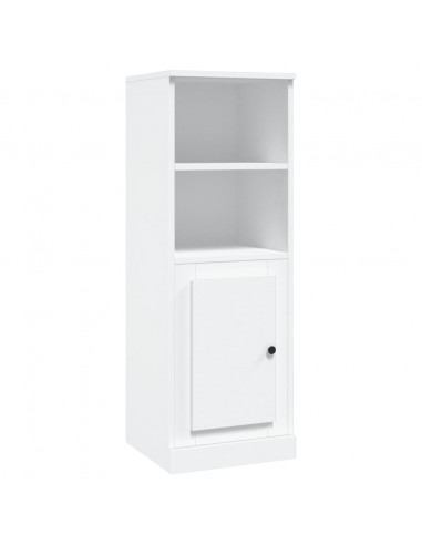 Credenza Bianca 36x35,5x103,5 cm in Legno Multistrato