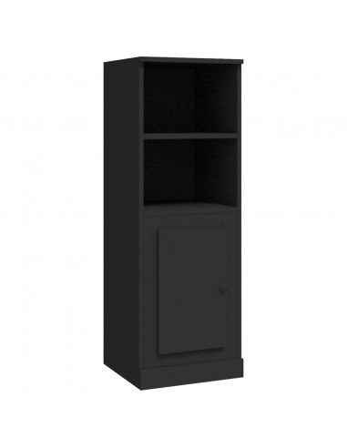 Credenza Nera 36x35,5x103,5 cm in Legno Multistrato