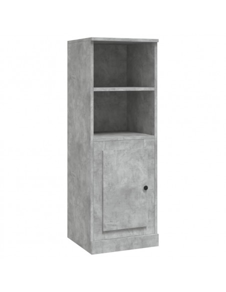 Credenza Grigio Cemento 36x35,5x103,5 cm in Legno Multistrato