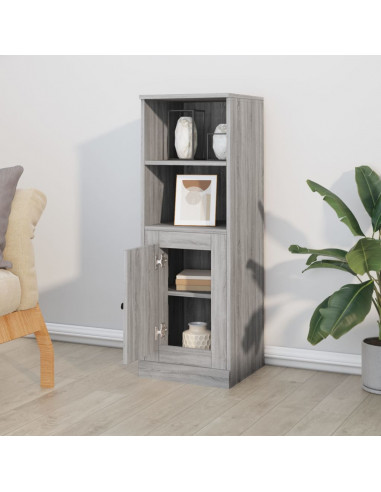 Credenza Grigio Sonoma 36x35,5x103,5 cm in Legno Multistrato