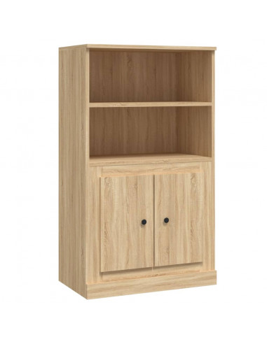 Credenza Rovere Sonoma 60x35,5x103,5 cm in Legno Multistrato