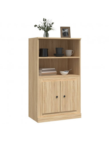 Credenza Rovere Sonoma 60x35,5x103,5 cm in Legno Multistrato