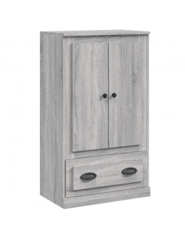 Credenza Grigio Sonoma 60x35,5x103,5 cm in Legno Multistrato