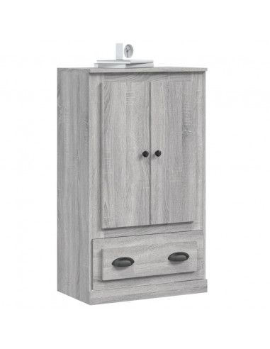 Credenza Grigio Sonoma 60x35,5x103,5 cm in Legno Multistrato