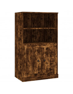 Credenza Rovere Fumo 60x35,5x103,5 cm in Legno Multistrato 2