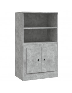 Credenza Grigio Cemento 60x35,5x103,5 cm in Legno Multistrato 2