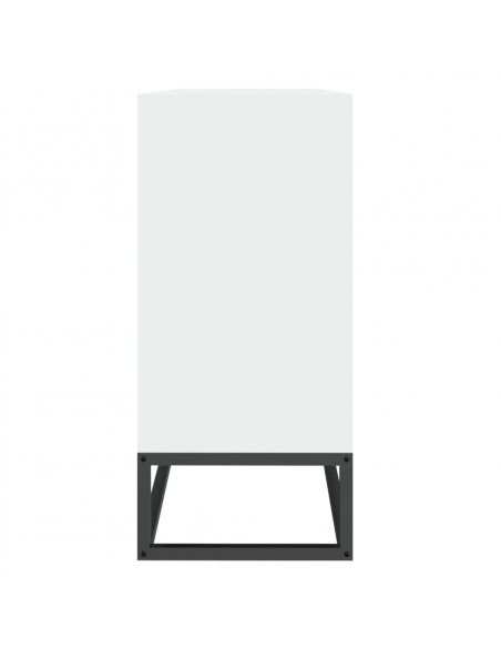 Credenza Bianca 105x30x65 cm in Legno Multistrato