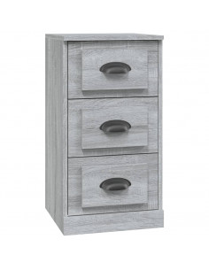 Credenza Grigio Sonoma 36x35,5x67,5 cm in Legno Multistrato 2