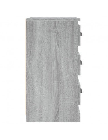 Credenza Grigio Sonoma 36x35,5x67,5 cm in Legno Multistrato