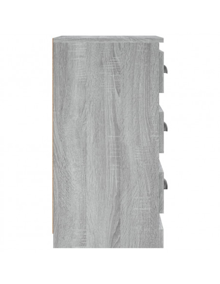 Credenza Grigio Sonoma 36x35,5x67,5 cm in Legno Multistrato