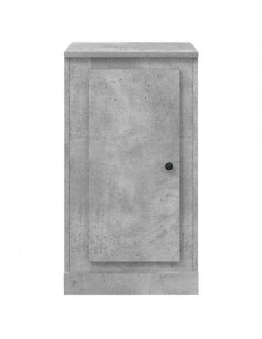 Credenza Grigio Cemento 37,5x35,5x67,5 cm in Legno Multistrato