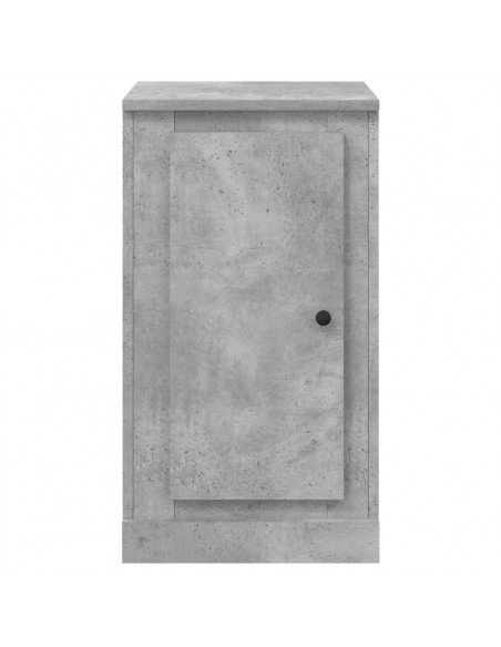Credenza Grigio Cemento 37,5x35,5x67,5 cm in Legno Multistrato