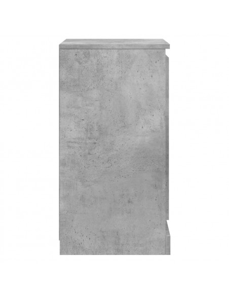 Credenza Grigio Cemento 37,5x35,5x67,5 cm in Legno Multistrato