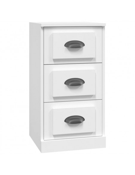 Credenza Bianca 36x35,5x67,5 cm in Legno Multistrato