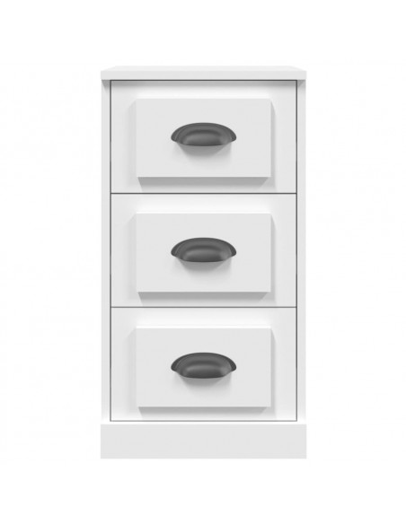 Credenza Bianca 36x35,5x67,5 cm in Legno Multistrato