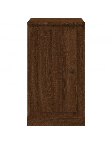 Credenza Rovere Marrone 37,5x35,5x67,5 cm in Legno Multistrato