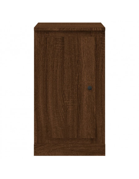 Credenza Rovere Marrone 37,5x35,5x67,5 cm in Legno Multistrato
