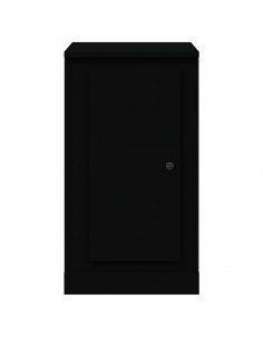 Credenza Nera 37,5x35,5x67,5 cm in Legno Multistrato 2