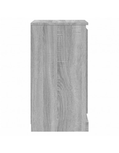 Credenza Grigio Sonoma 37,5x35,5x67,5 cm in Legno Multistrato