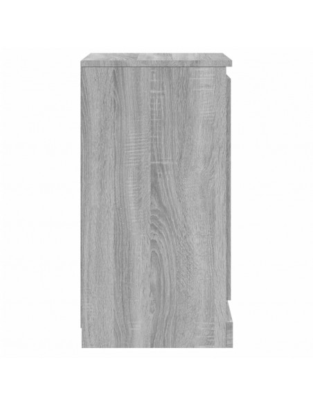 Credenza Grigio Sonoma 37,5x35,5x67,5 cm in Legno Multistrato