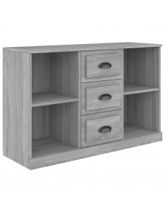 Credenza Grigio Sonoma 104,5x35,5x67,5 cm in Legno Multistrato 2