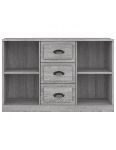 Credenza Grigio Sonoma 104,5x35,5x67,5 cm in Legno Multistrato