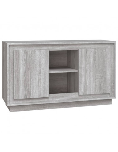 Credenza Grigio Sonoma 102x35x60 cm in Legno Multistrato