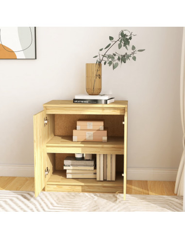 Armadietto 60x36x65 cm in Legno Massello di Pino