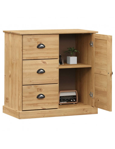 Credenza con Cassetti VIGO 78x40x75cm Legno Massello Pino