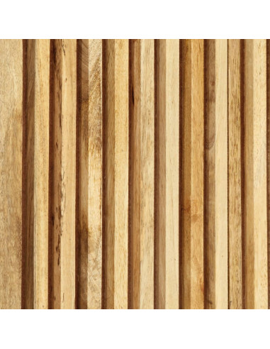 Credenza con 2 Ante 55x35x70 cm in Legno Massello di Mango