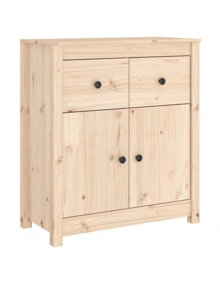 Credenza 70x35x80 cm in Legno Massello di Pino